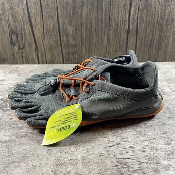 VIBRAM WOMEN'S GRAY KSO EVO FIVEFINGERS RUNNING SHOES SIZE 7-7.5 EU 37 - Picture 4 of 8